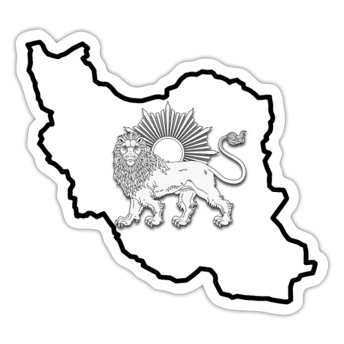Iran Lion Sun - Sticker