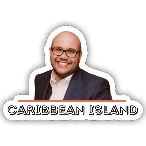 Caribbean Island - Sticker