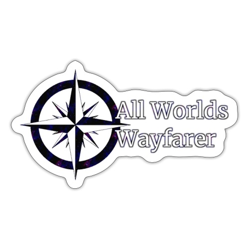 All Worlds Wayfarer: Logo - Sticker