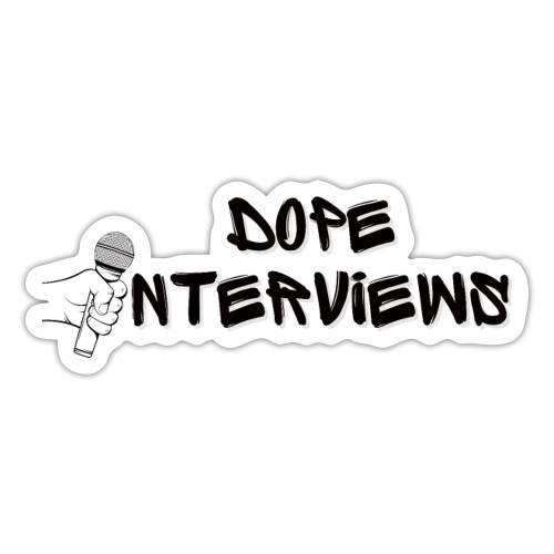 Dope Interviews alternate logo - Sticker