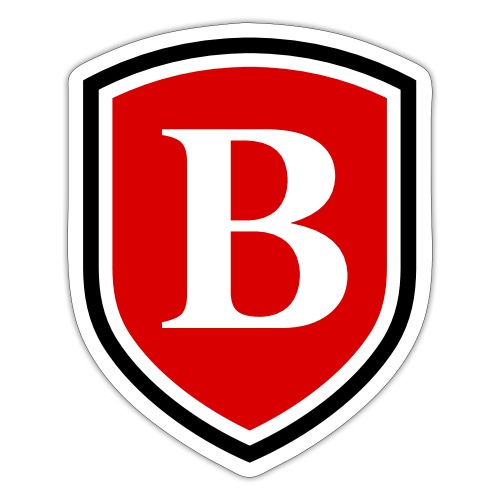 The Burlington School Shield Logo - Sticker