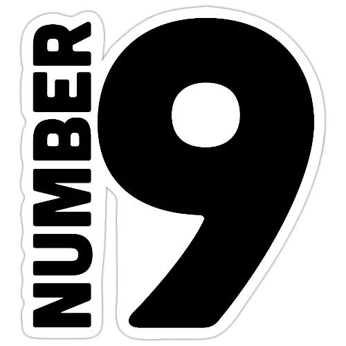 Steak Number 9 Logo - Sticker