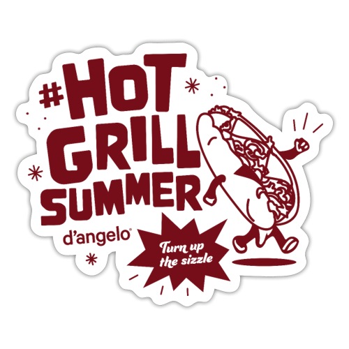Hot Grill Summer - Sticker