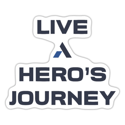 live a hero s journey 01 - Sticker