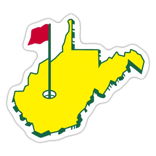 West Virginia Golf - Sticker