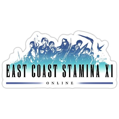 East Coast Stamina 11 (Black Text) - Sticker