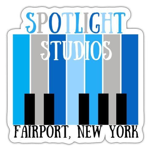 Spotlight Piano Keys - Sticker