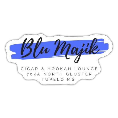 BM Logo THE BOSS (Black/Blue) - Sticker