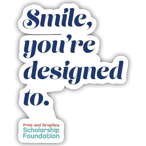 Smile - Sticker