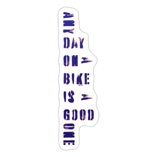 any day on a bike colour - Sticker