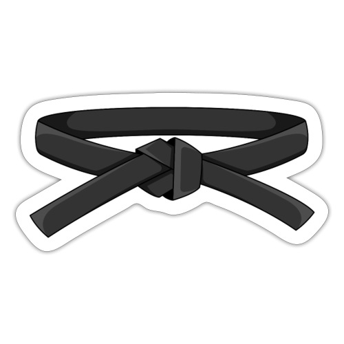 black belt - Sticker