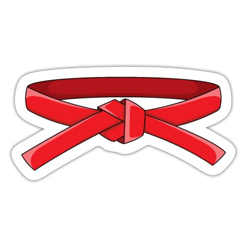 red belt - Sticker