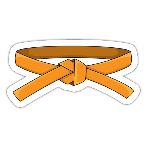 orange belt - Sticker