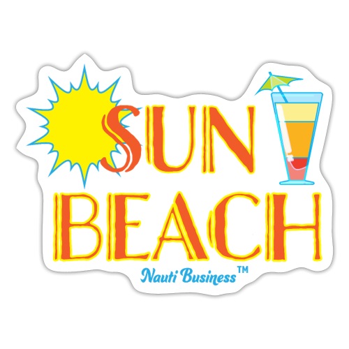 SUN BEACH SHIRT - Sticker