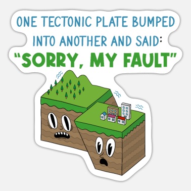 Earthquake Funny Stickers | Unique Designs | Spreadshirt