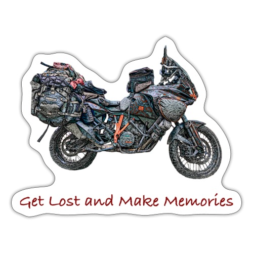 Get Lost and Make Memories - Sticker
