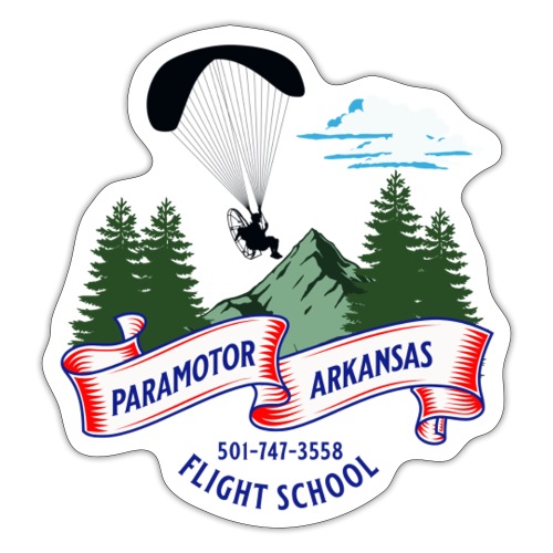 Paramotor Arkansas Flight School - Sticker
