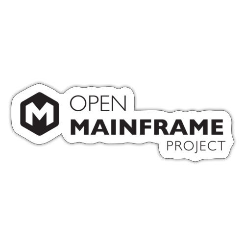 Open Mainframe Project - Black Logo - Sticker