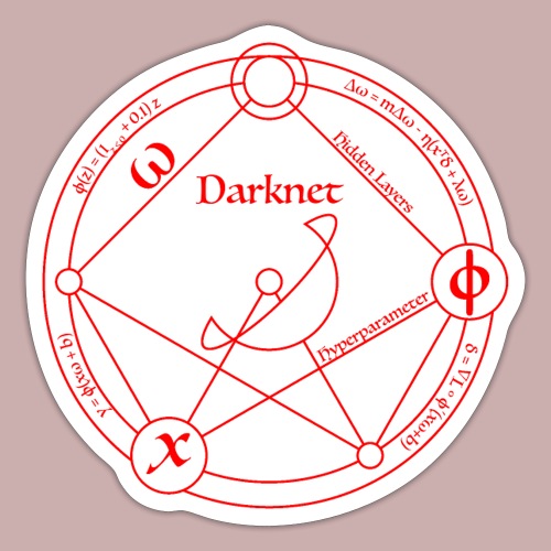 darknet red - Sticker