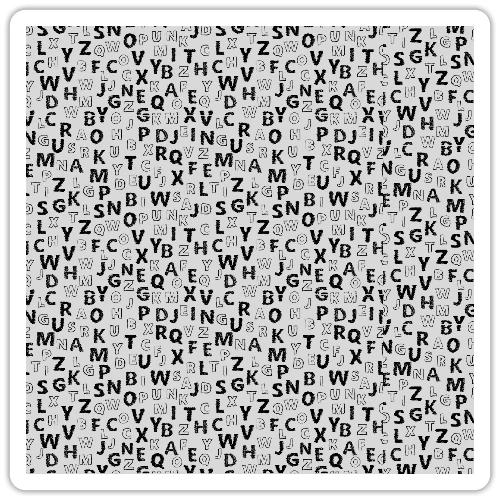 Letters - Sticker