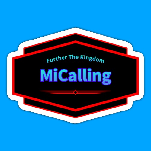 MiCalling Full Logo Product (With Black Inside) - Sticker