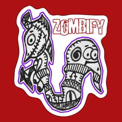 zombify attached 2 - Sticker