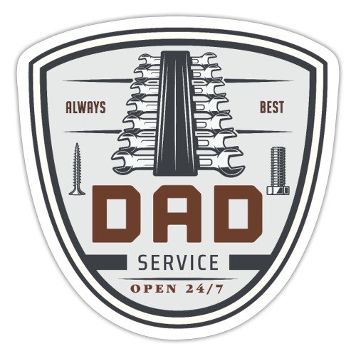 Dad service - Sticker