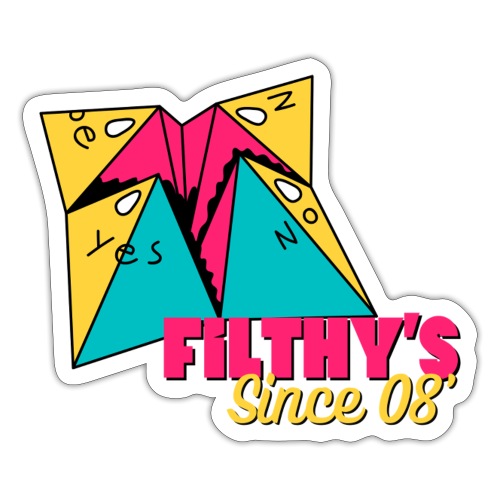 Filthy's Retro - Sticker