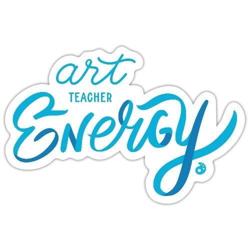Art Teacher Energy (AOEU Blue) - Sticker