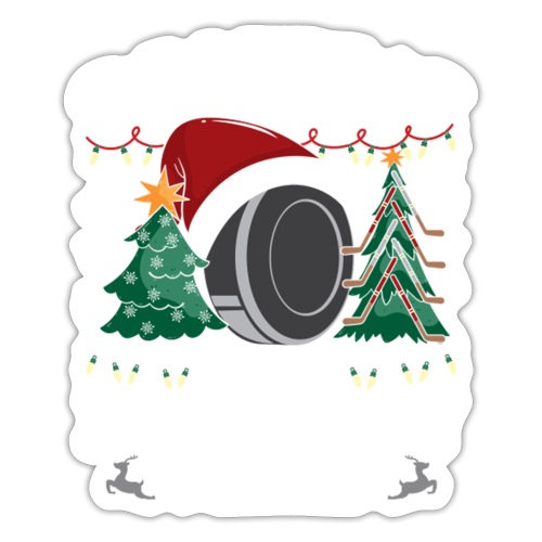Santa's Favorite Ice Hockey Player - Sticker