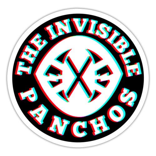 The Invisible Panchos - 3D Eye Logo (Limited RUN!) - Sticker
