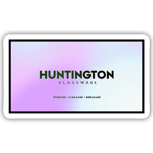 Huntington Glassware - Sticker