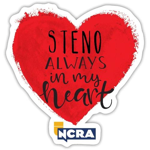 2023 CRCW Steno always in my heart - Sticker