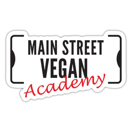 Main Street Vegan Academy - Sticker