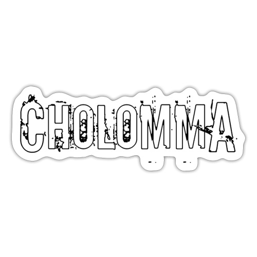 CholoMMA Logo Black Border - Sticker