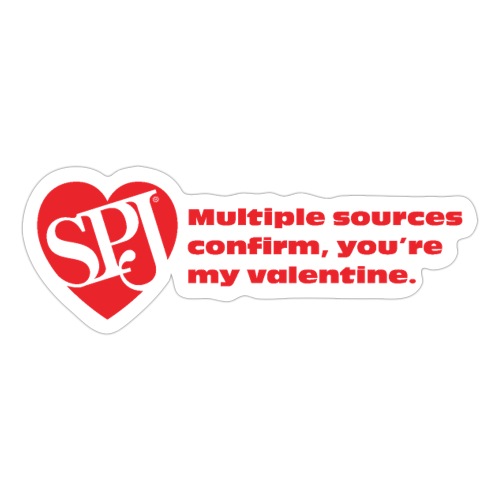 Multiple sources confirm you're my valentine - Sticker