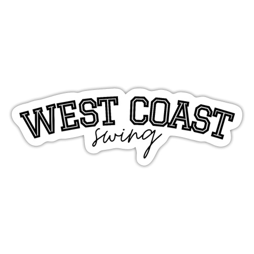 West Coast Swing - Sticker
