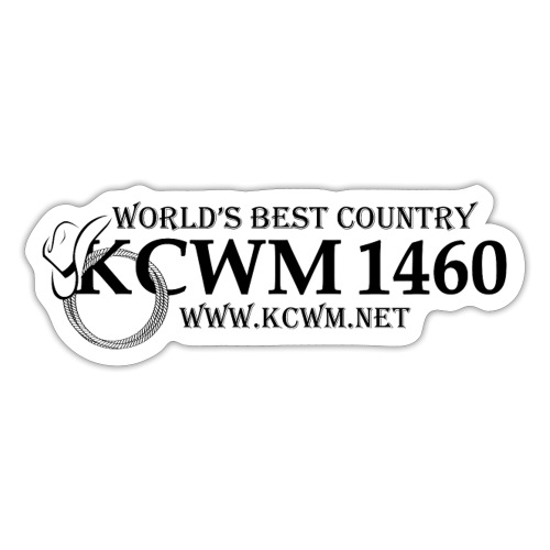 KCWM Logo - Sticker