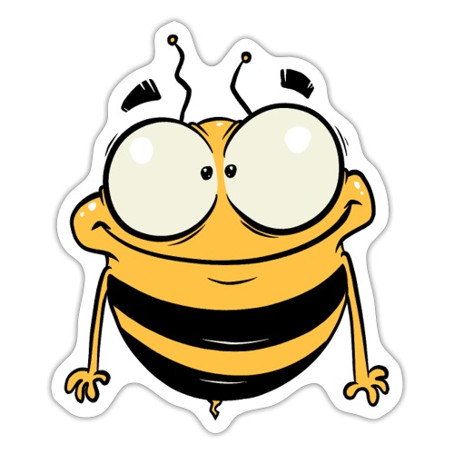 Happy bee - Sticker