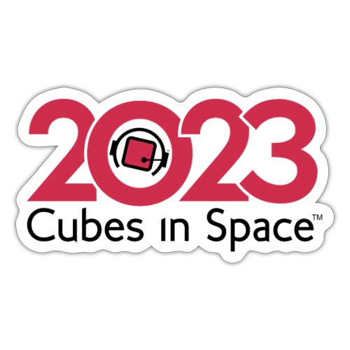 Official 2023 Cubes in Space Design - Sticker