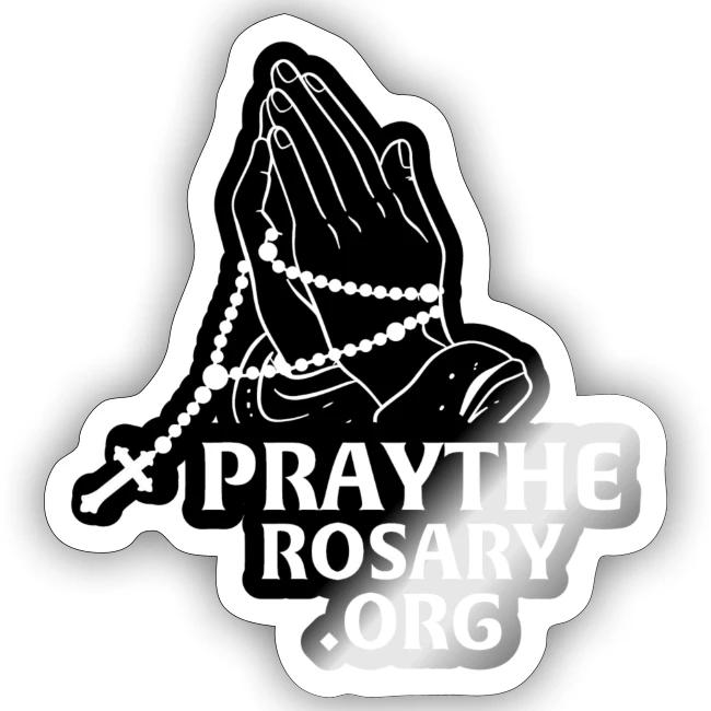Pray the Rosary Sticker