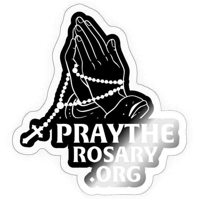 Pray the Rosary Sticker