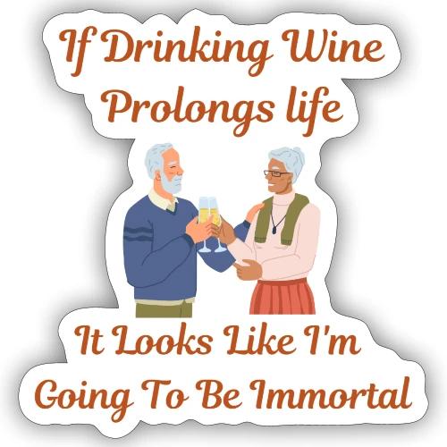 Wine Immortal2 - Sticker