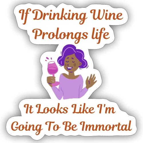 Wine Immortal - Sticker
