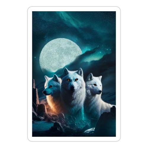 Wolf Art | The Pack - Sticker
