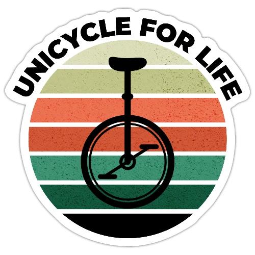 Unicycle For Life - Sticker