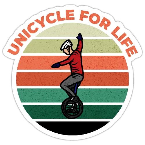 Unicycle For Life - Sticker