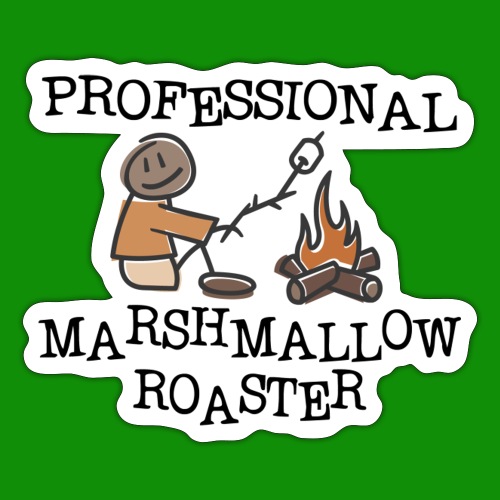Professional Marshmallow Roaster - Sticker