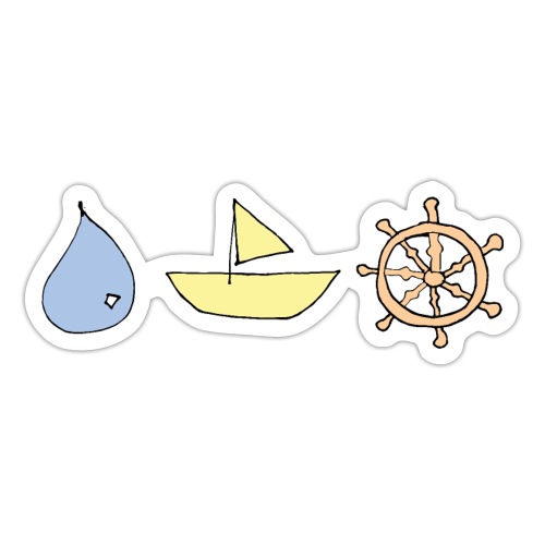 Drop, Ship, Dharma - Sticker