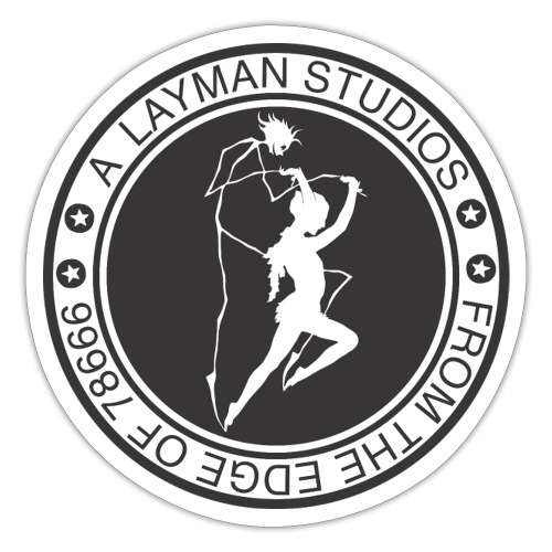 A Layman Studios Logo 2023 - Sticker
